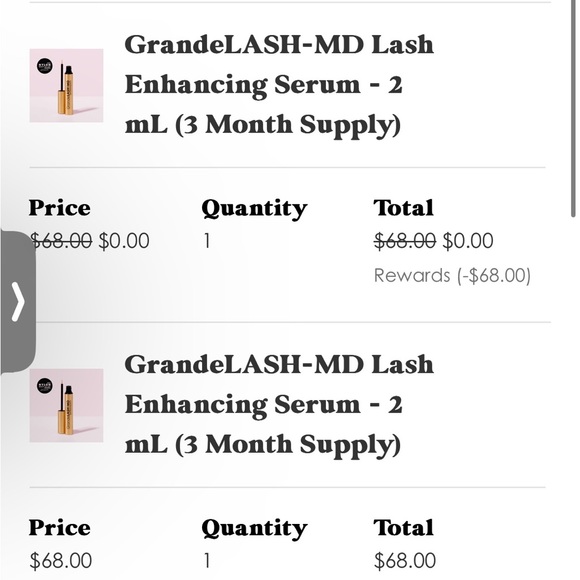 GrandMD lash serum new in box. 2ml x 2. - Picture 2 of 2